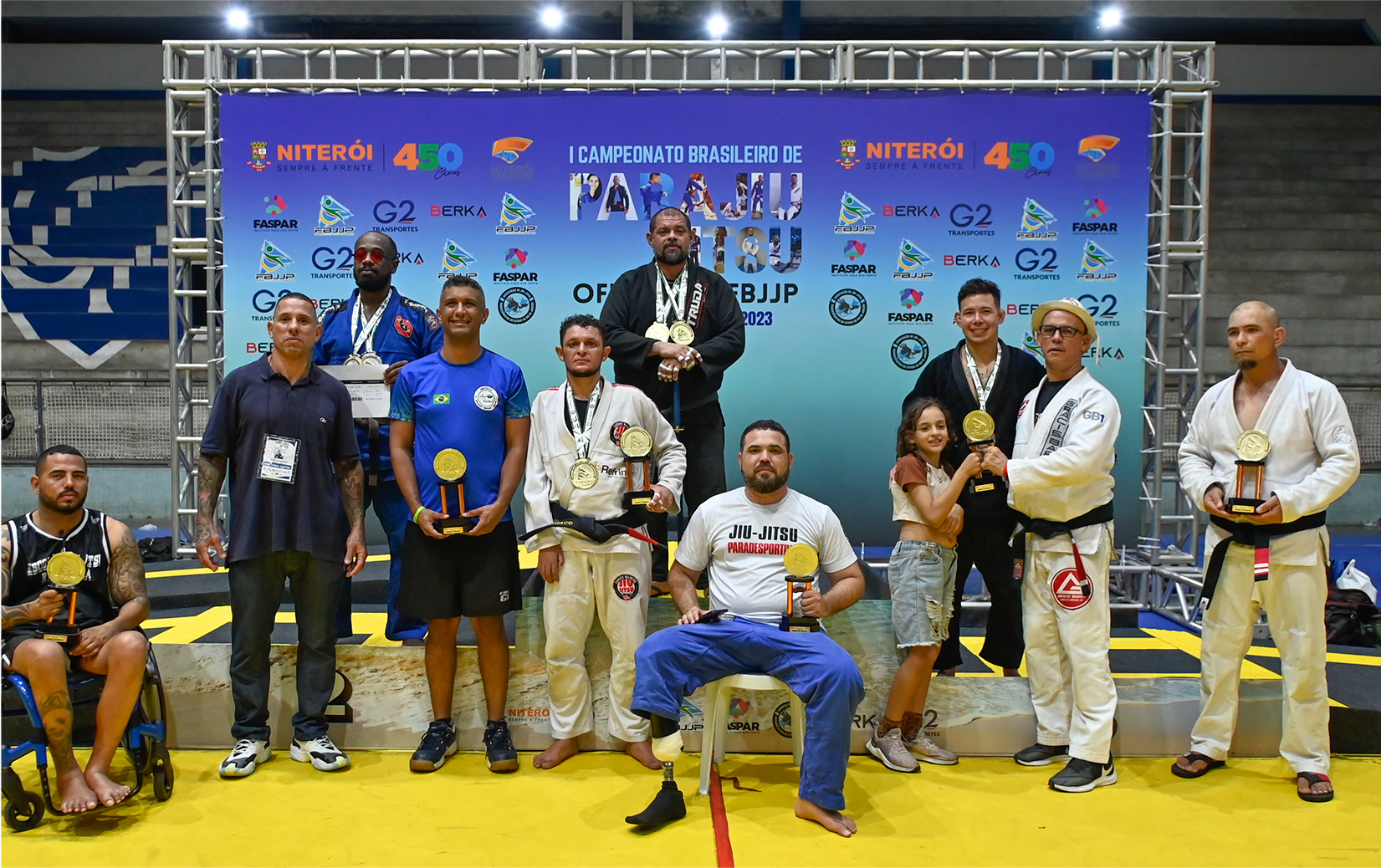 Niterói Escreve História no 1º Campeonato Brasileiro Oficial de Parajiu-Jitsu